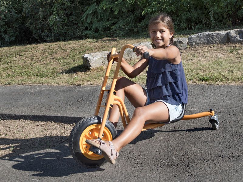 TopTrike Drift Rider mit Kind im Drift